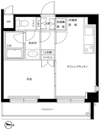 ルーブル上高井戸の物件間取画像